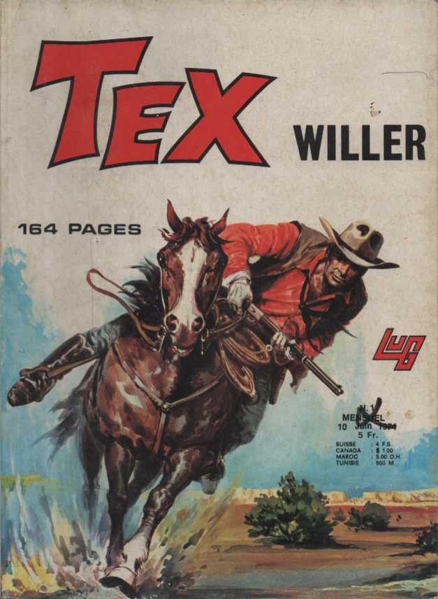 Une Couverture de la Série Tex Willer